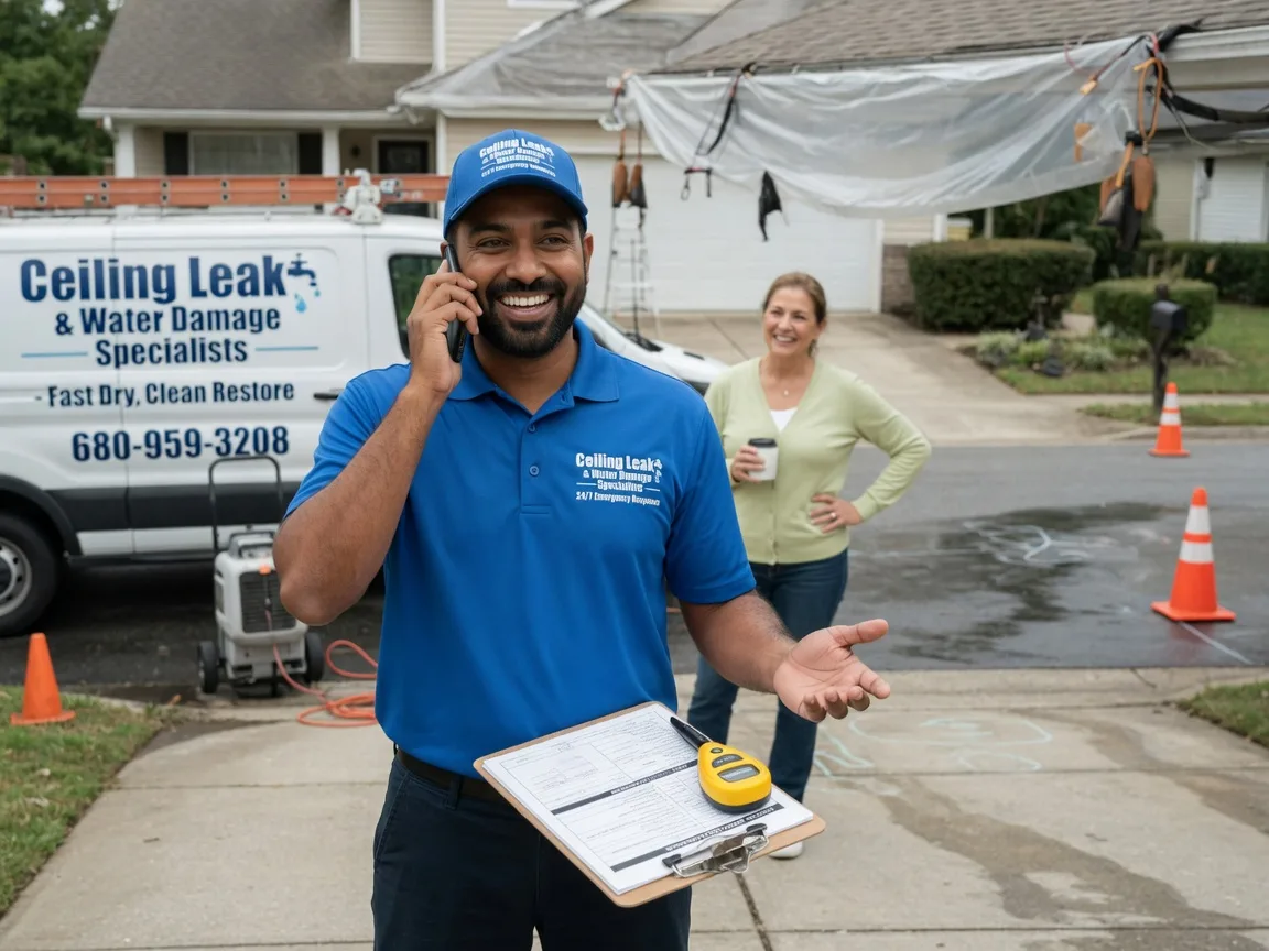 Ceiling Leak Cleanup Missouri City, MO FAQs